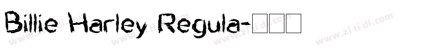 Billie Harley Regula字体转换